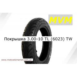 Покрышка 3.00-10 TL (6023) "Mototech"   